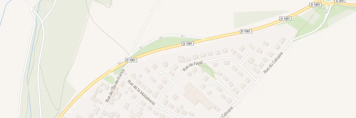 Plan du 17 Rue de Fayel à Tillé