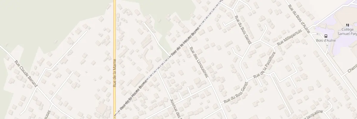 Plan du 22 Rue de la Haute Borne à Conflans-Sainte-Honorine