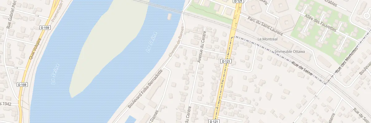 Plan du 36 Av du Centre au Pecq