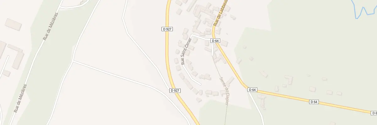 Plan du 9 Rue de St Omer à Vallangoujard