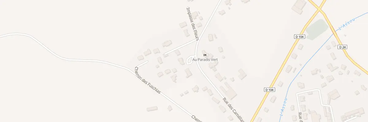 Plan du 25 Rue des Camélias à Laboutarie