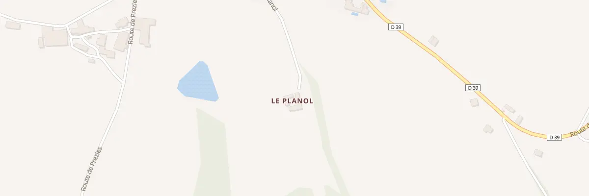 Plan du 260 Che du Planol à Lunac