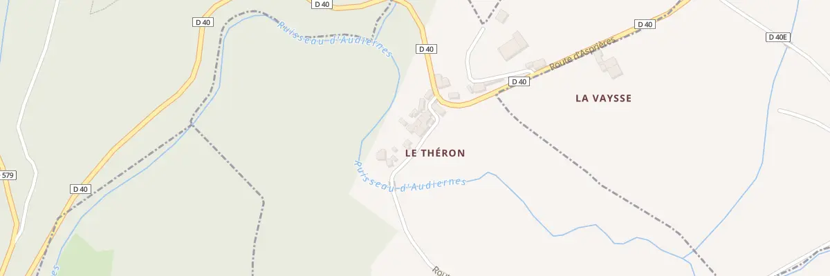 Plan du 5103 Le Theron à Sonnac