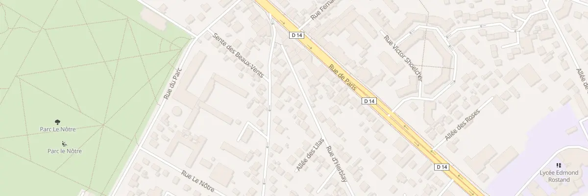 Plan du 14 Rue d’Herblay à Saint-Ouen-l’Aumône