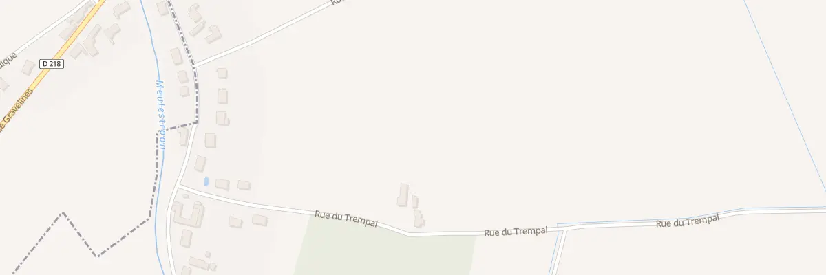 Plan du 253 Rue du Trempal à Polincove