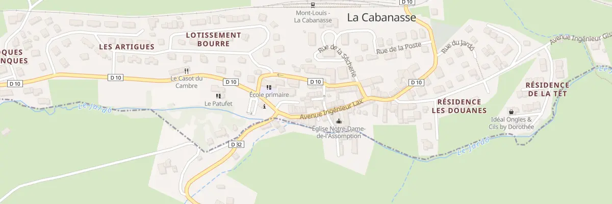 Plan du 3 Pl de la Salle des Fetes à La Cabanasse