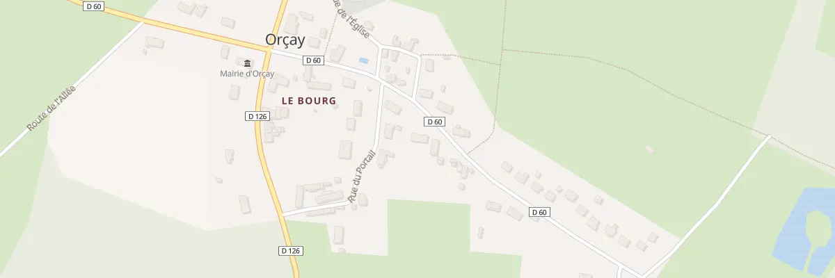 Plan du 14 Rte du Grand Village à Orçay