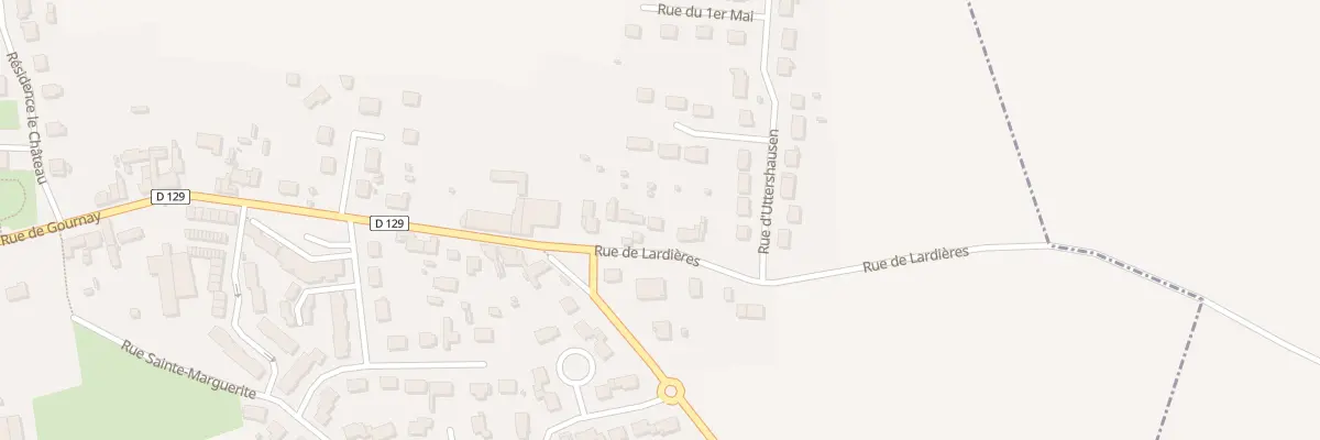 Plan du 5 Rue de Lardières à Lormaison