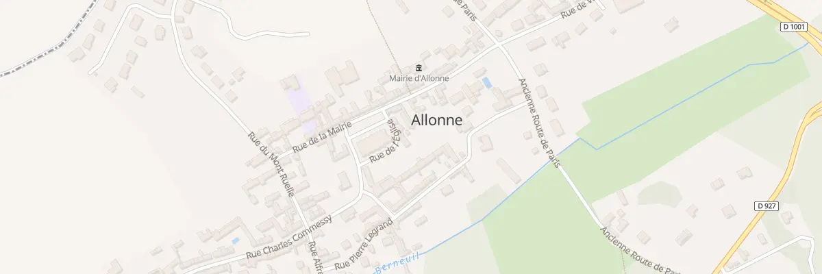 Plan du 9 Rue de l’Eglise à Allonne