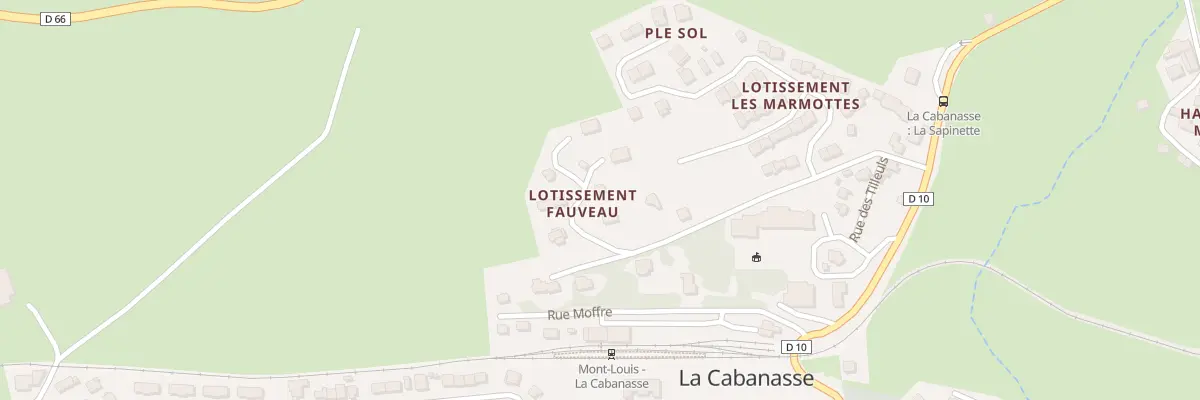 Plan du 6 Rue du Lotiss Fauveau Garau à La Cabanasse