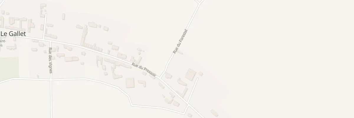 Plan du 4 Rue du Forestel au Gallet