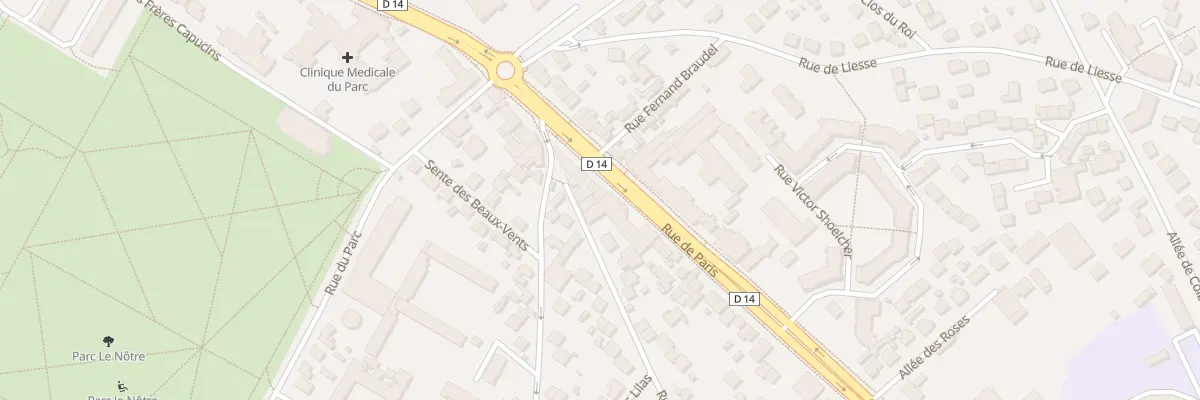 Plan du 10 Rue de Paris à Saint-Ouen-l’Aumône