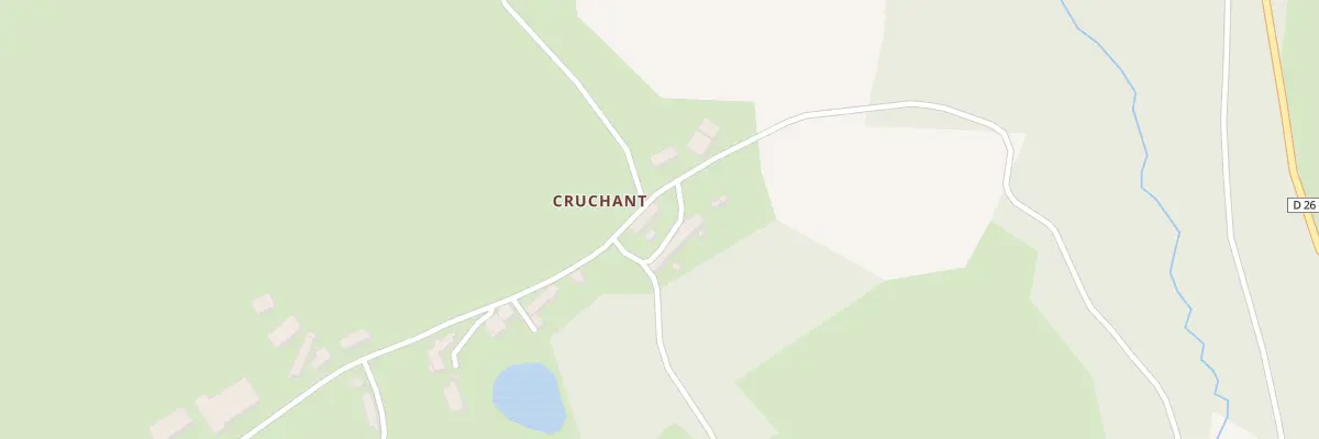 Plan du 5129 Cruchant à Gioux