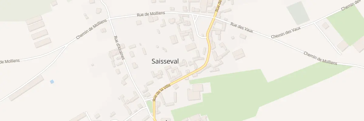Plan du 5024 Rue de la Ville à Saisseval