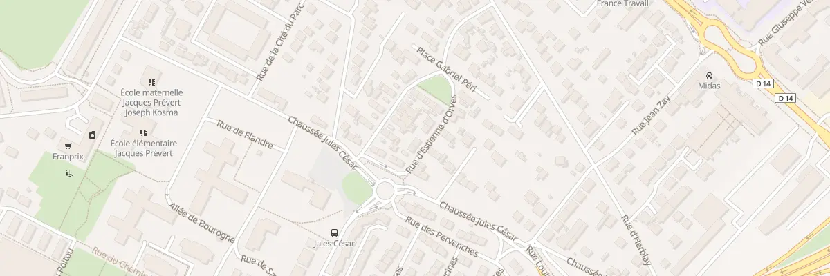 Plan du 34 Rue d’Estienne d’Orves à Saint-Ouen-l’Aumône