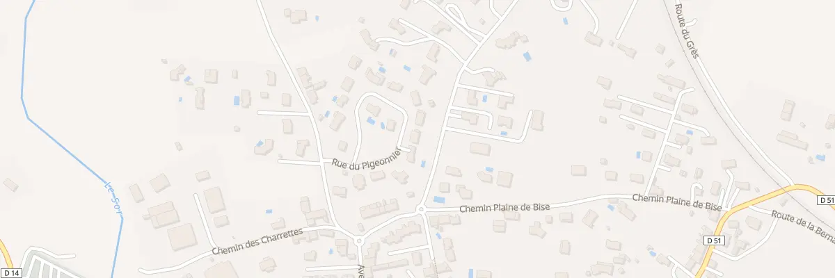Plan du 12 Rue du Pigeonnier à Sémalens