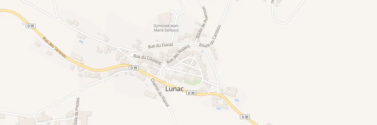 Plan du 3 Rue des Ateliers à Lunac