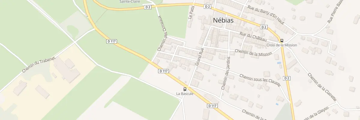 Plan du 102 Le Village à Nébias