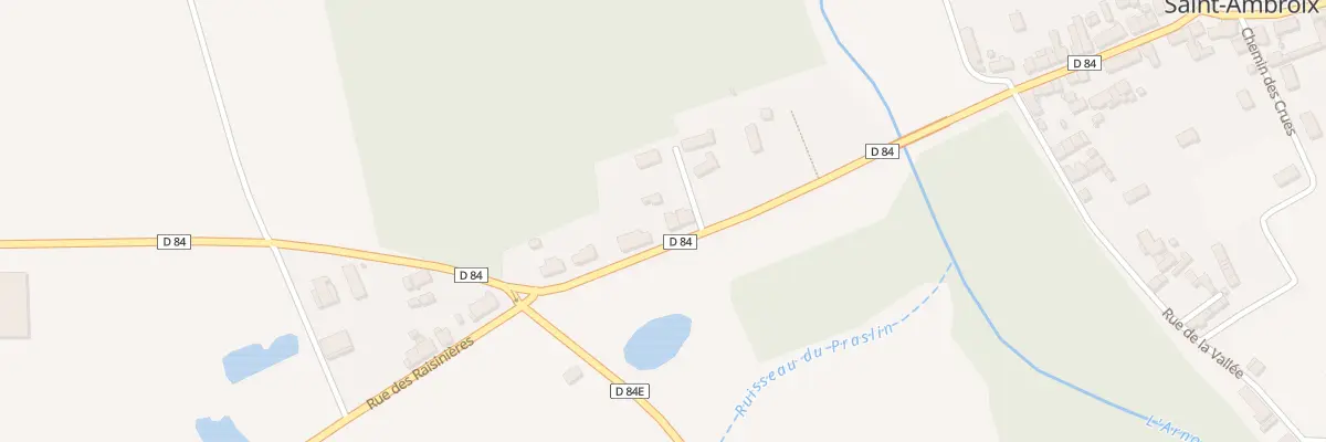 Plan du 6 Rue de St Hilaire à Saint-Ambroix