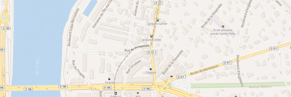 Plan du 20 Rue du Printemps au Vésinet