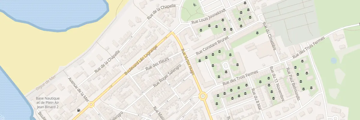Plan du 1 Rue Victor Hugo à Gravelines