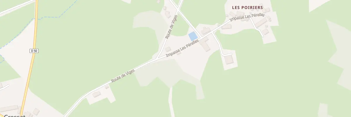 Plan du 2 Les Poiriers à Cressat