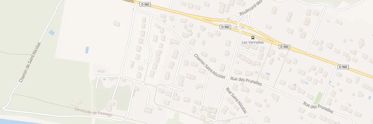 Plan du 1 Imp des Merisiers à Saint-Denis-de-l’Hôtel