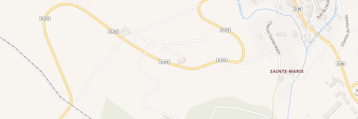 Plan du 185 La Crouzette à Cenne-Monestiés