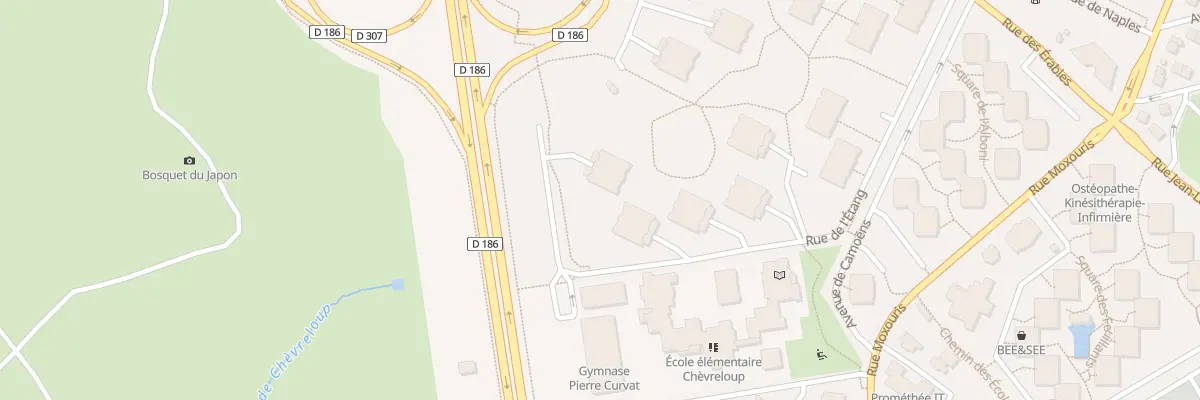 Plan du 3 Rue de l’Etang au Chesnay-Rocquencourt