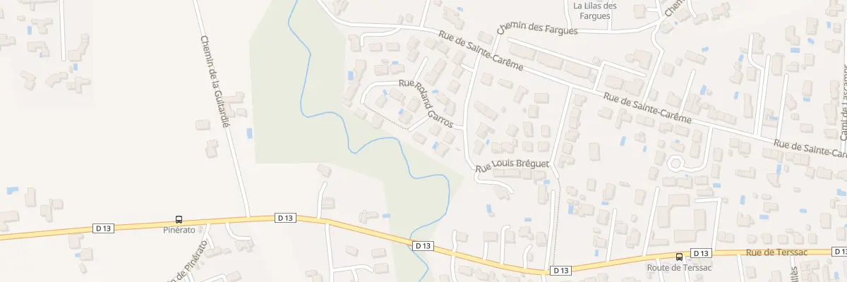 Plan du 5 Rue Roland Garros à Albi