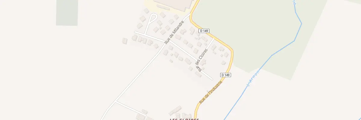 Plan du 6 Rue des Coquelicots à Chârost