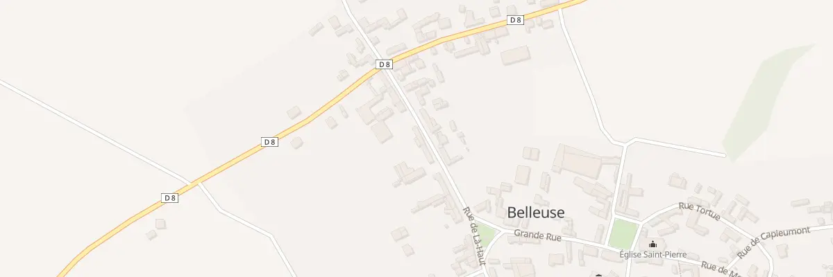 Plan du 19 Rue de la Haut à Belleuse