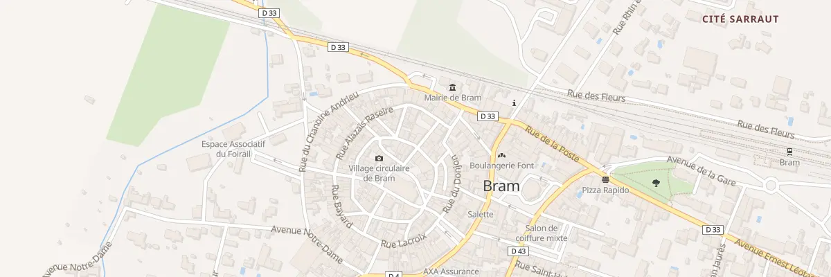 Plan du 26B Rue des Jardiniers à Bram