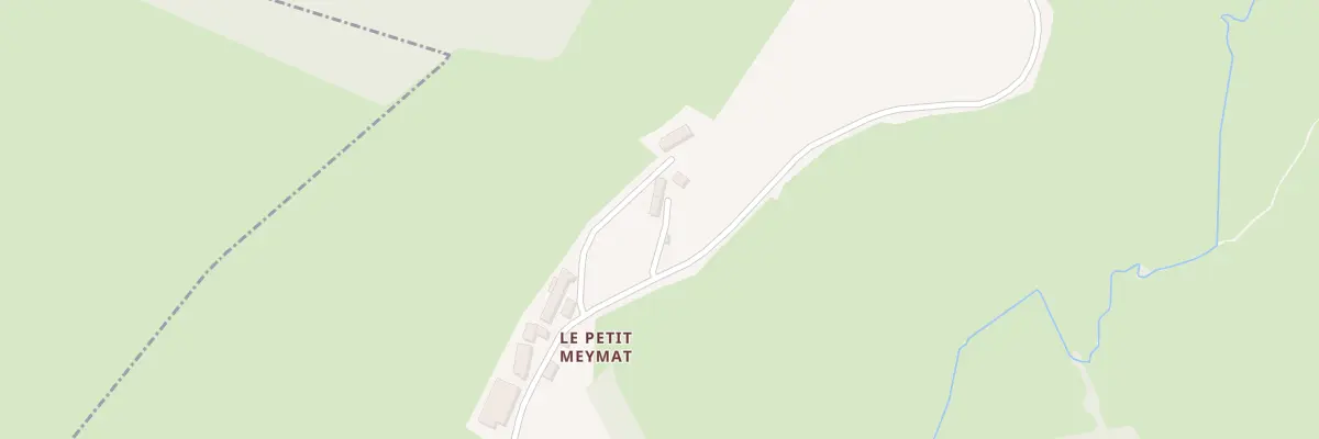Plan du 1 Le Petit Meymat à Féniers