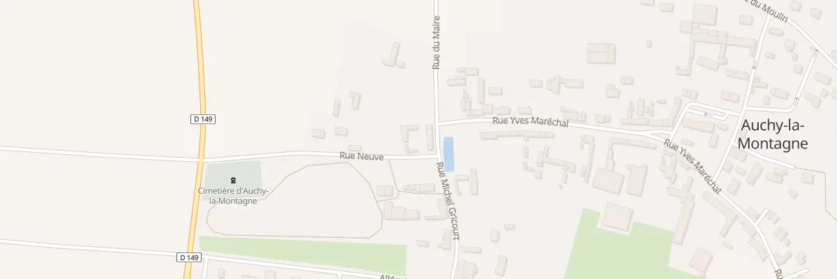 Plan du 1 Rue du Maire à Auchy-la-Montagne