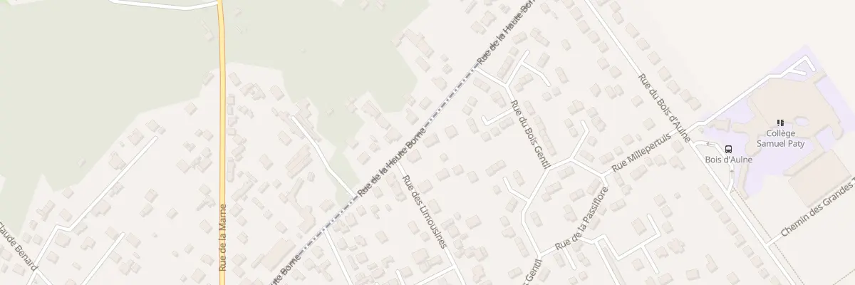 Plan du 42 Rue de la Haute Borne à Conflans-Sainte-Honorine