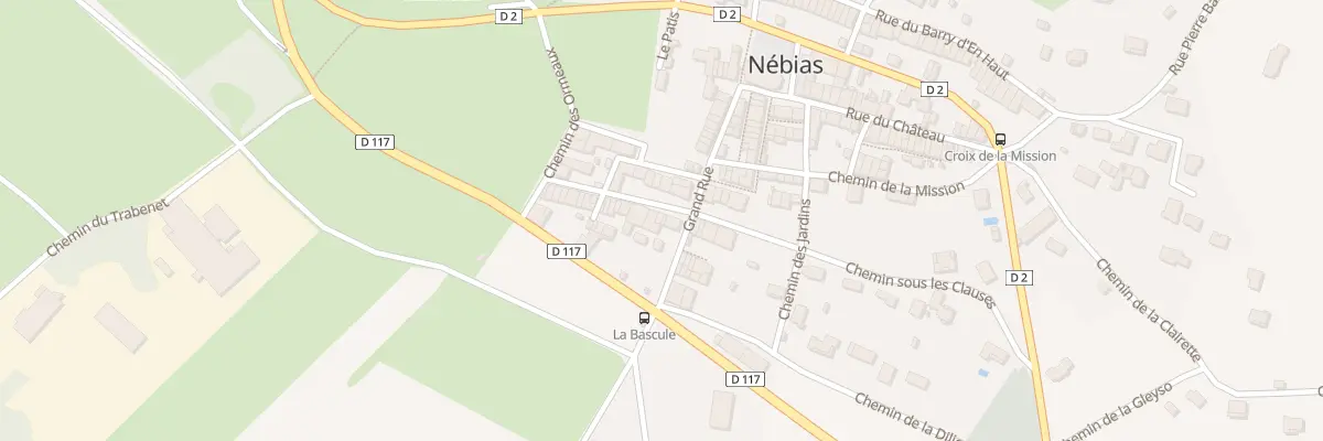 Plan du 1B Rue du Barry d’En Bas à Nébias