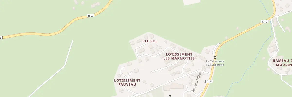 Plan du 4 Imp des Faons à La Cabanasse