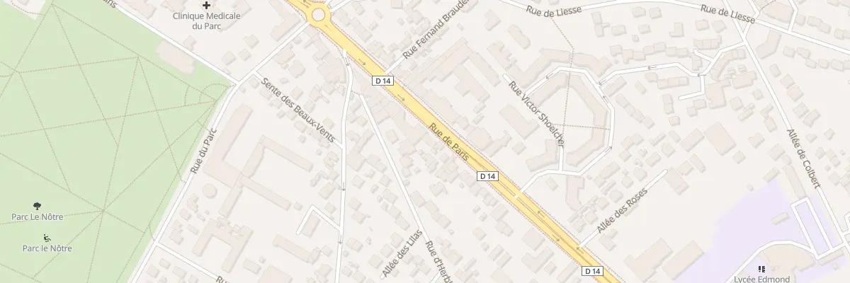 Plan du 18 Rue de Paris à Saint-Ouen-l’Aumône