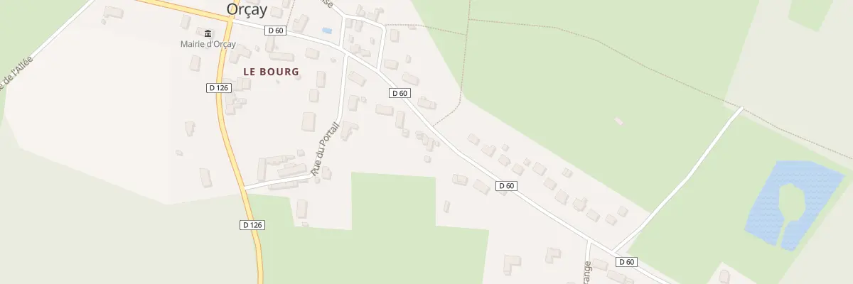 Plan du 20 Rte du Grand Village à Orçay