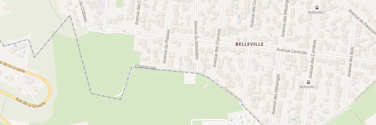 Plan du 22B Av du Belvédère à Gif-sur-Yvette