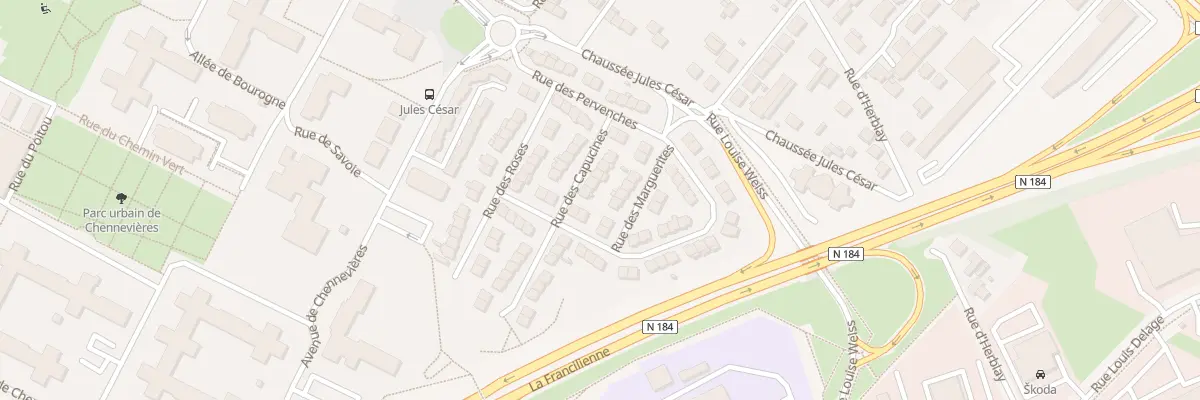 Plan du 5 Rue des Roses à Saint-Ouen-l’Aumône