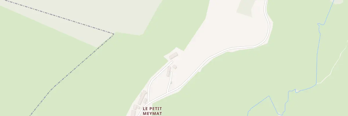 Plan du 3 Le Petit Meymat à Féniers