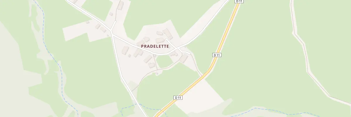 Plan du 1B Pradelette à Clugnat
