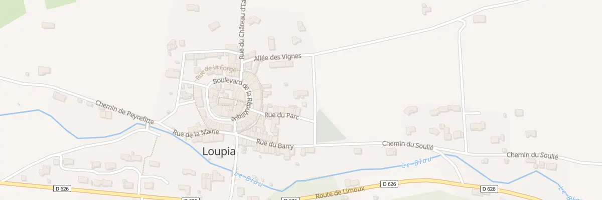 Plan du 4 Rue du Parc à Loupia