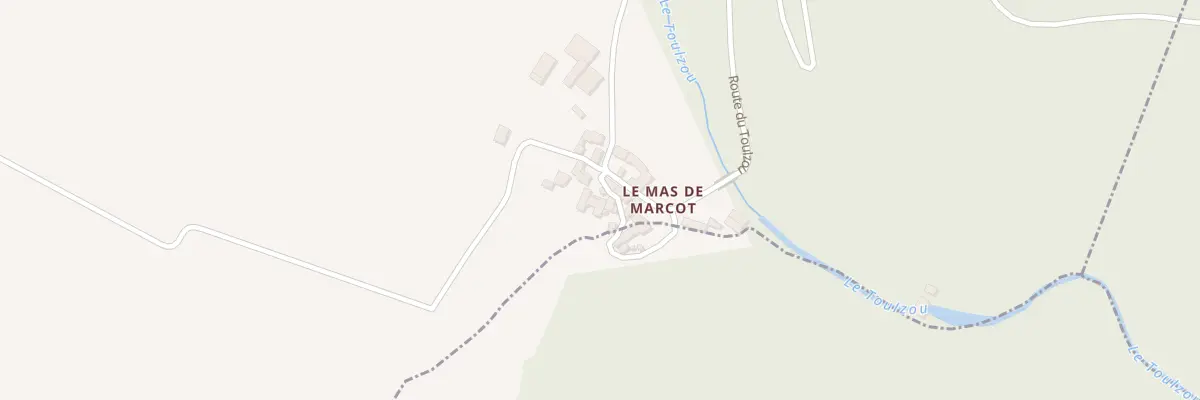 Plan du 5133 Le Mas de Marcot à Naussac