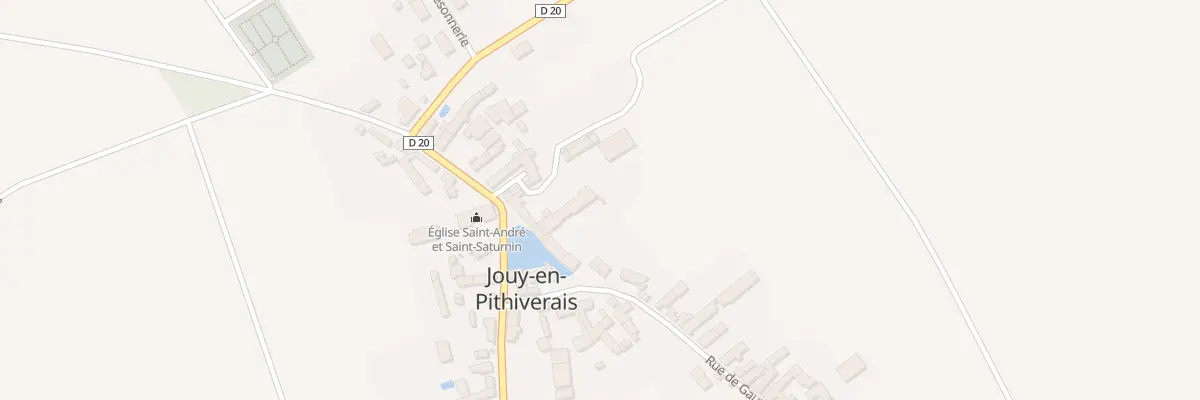 Plan du 4 Rue de Gautet à Jouy-en-Pithiverais