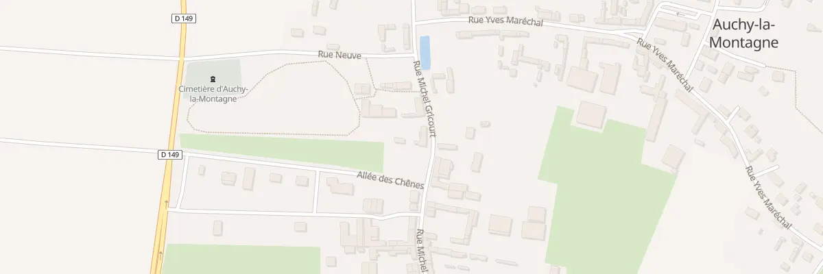 Plan du 6 Rue Michel Gricourt à Auchy-la-Montagne