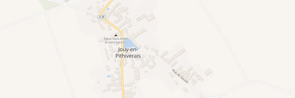 Plan du 6 Rue de Gautet à Jouy-en-Pithiverais