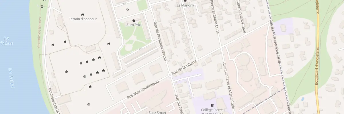 Plan du 59 Rue du Président Wilson au Pecq
